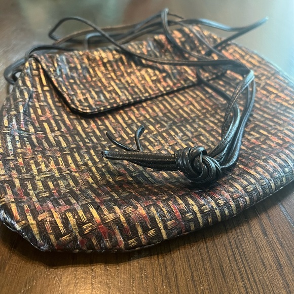 Italian soft metallic clutch bag - Picture 4 of 6